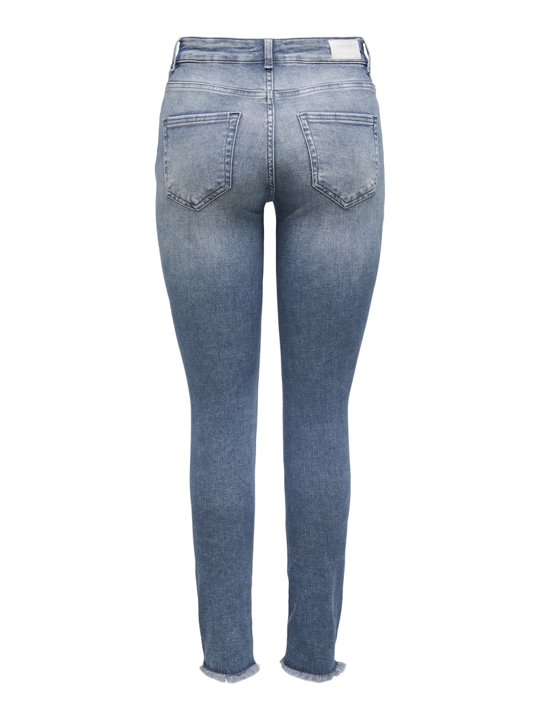 Onlblush Mid Sk Ank Rw Dnm Rea158 - Blue Denim