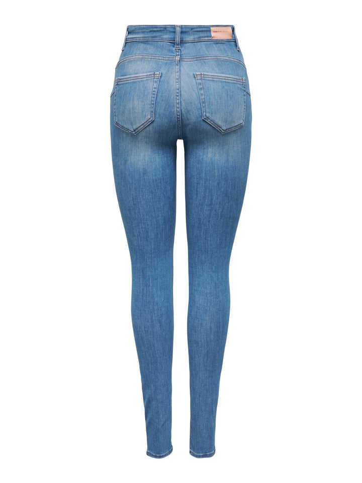 Onlblush Hw Sk Push Up Rea451 - Blue Denim
