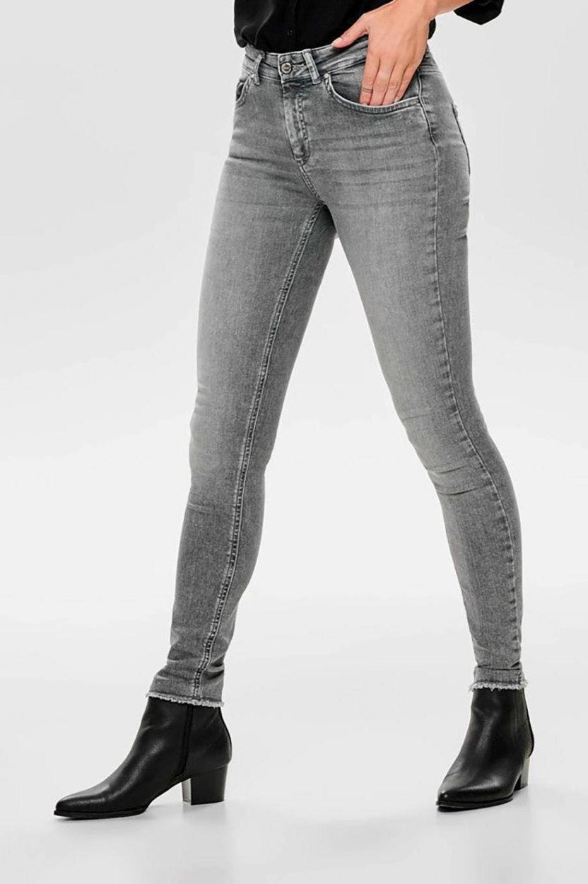 Onlblush Mid Sk Ank Raw Jns Rea0918. . 1938. - Black Denim