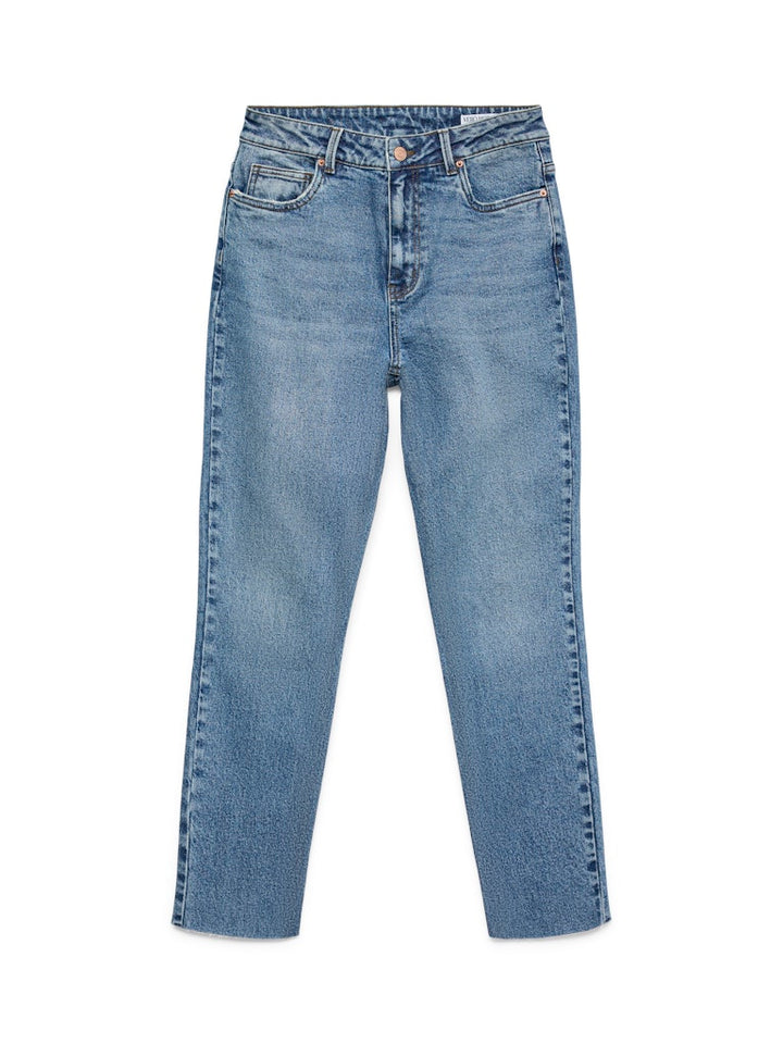 Vmbrenda Hr Straight A Cut Gu385 Ga - Blue Denim