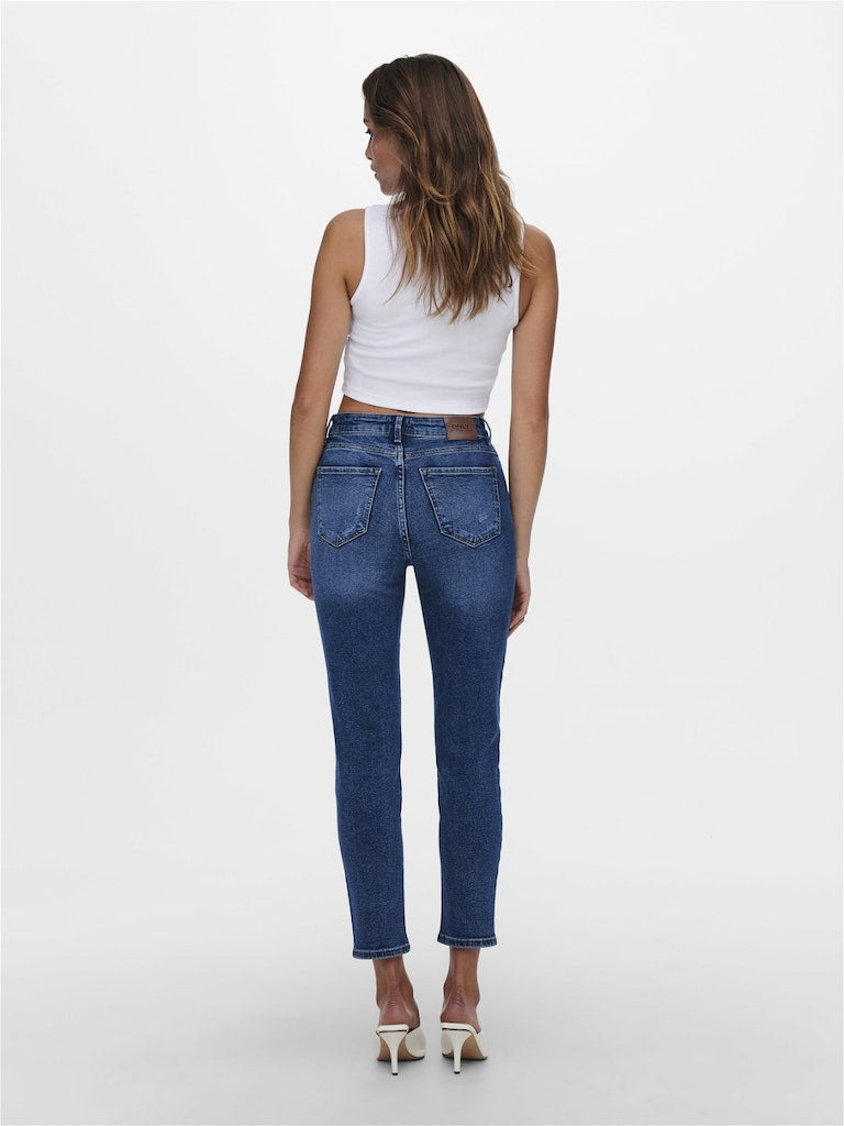 Onlemily Stretch Life Hw S - Blue Denim