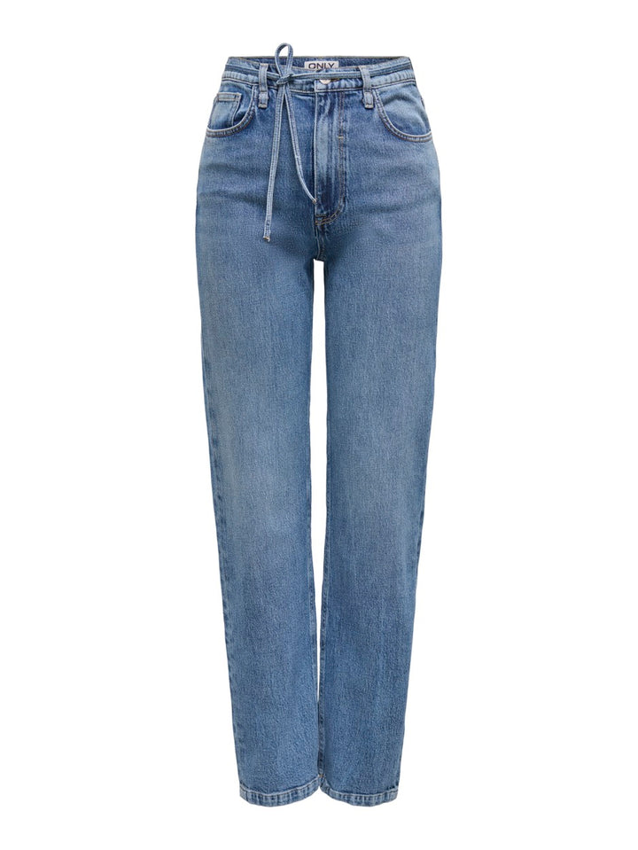 Onlgypsy Hw Straight Stretch Sik559 Dnm - Blue Denim