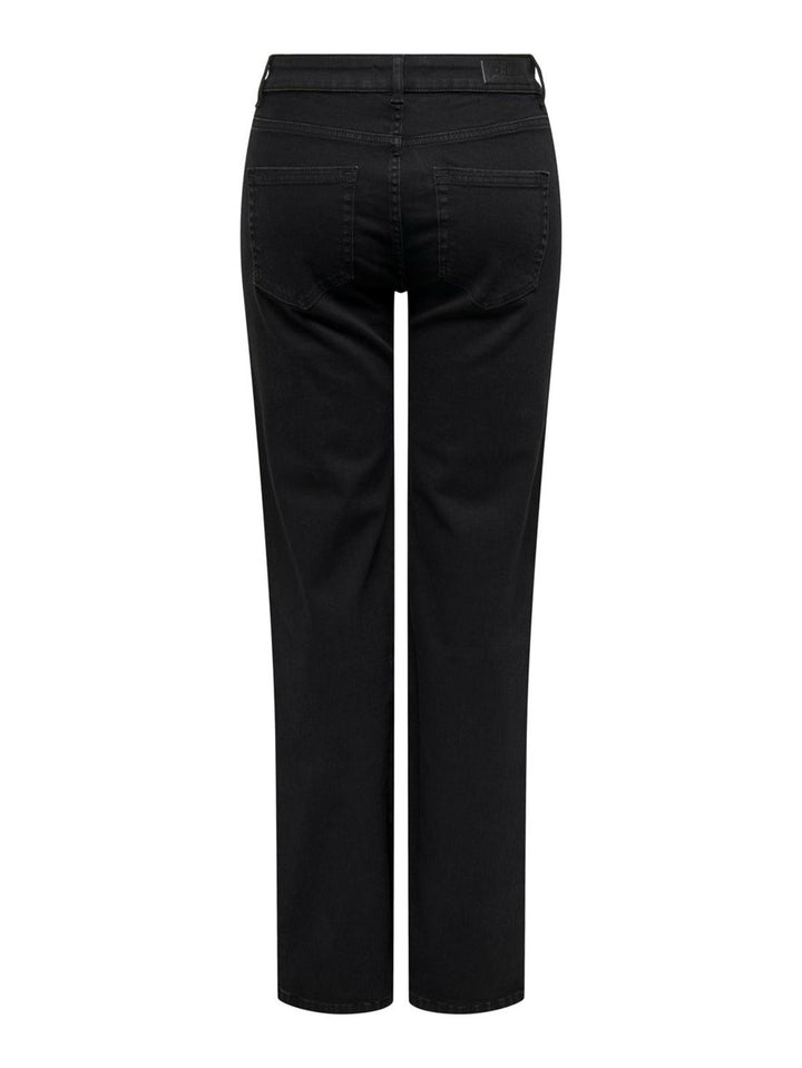 Onlblush Mid Straight Dnm Rea2343 N - Black Denim