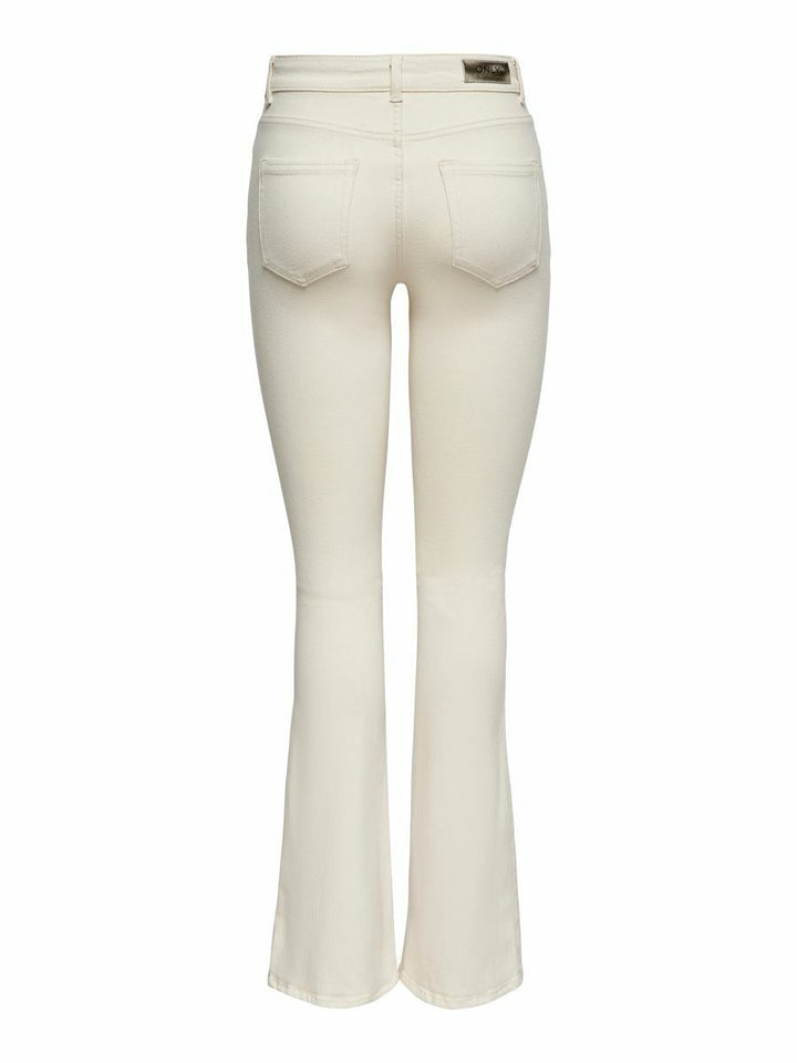 Onlblush Life Mid Flared - Ecru