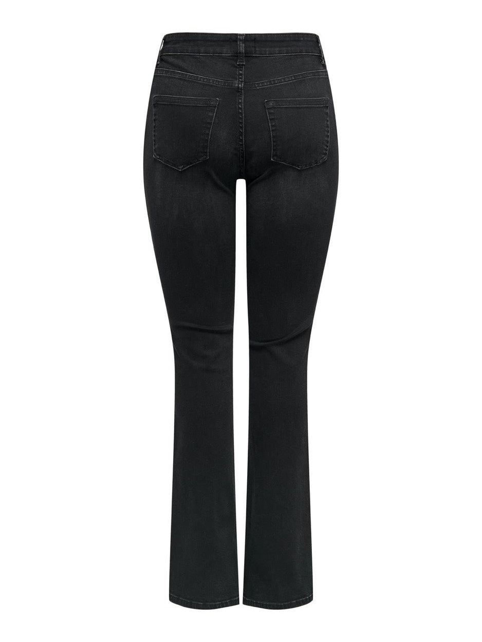 Onlblush Mid Flared Dnm Ta - Black Denim