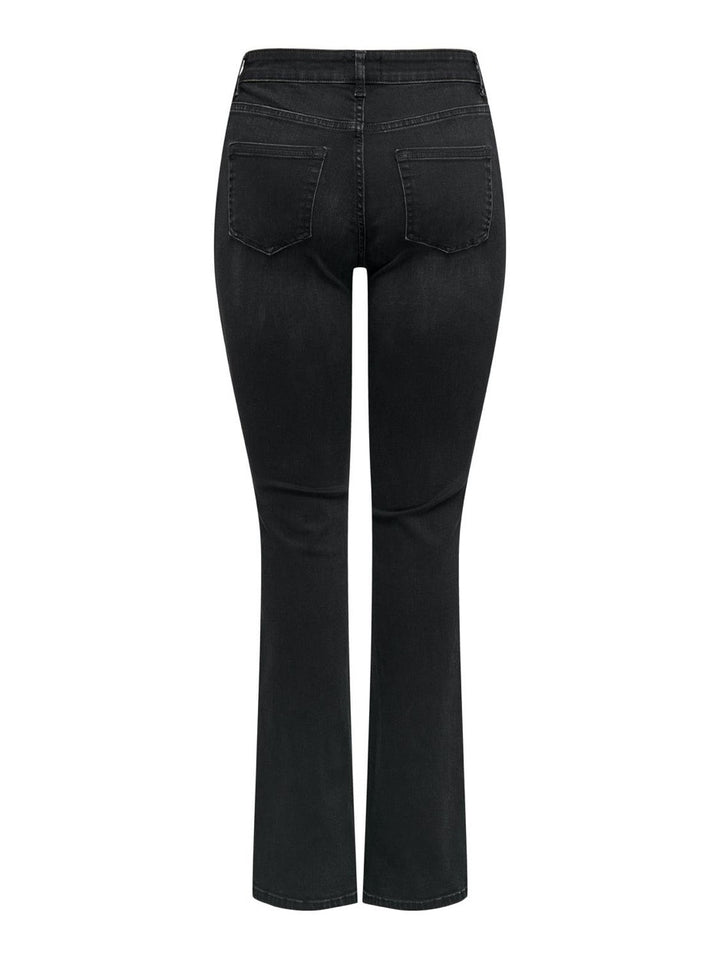 Onlblush Mid Flared Dnm Ta - Black Denim
