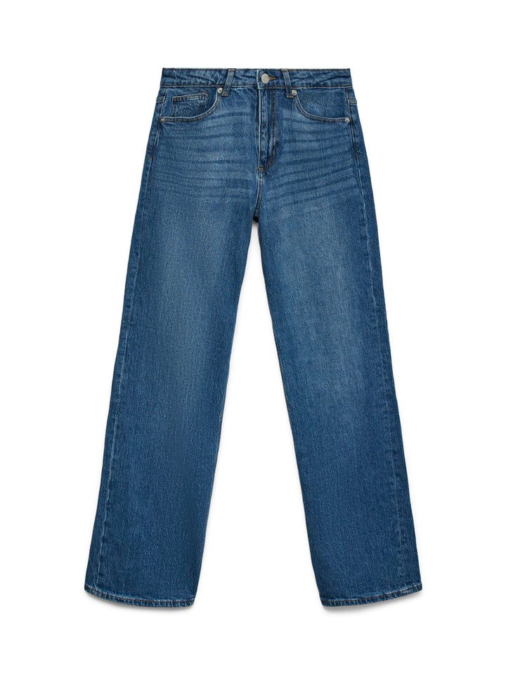 Vmtessa Hr Wide Jeans Ra380 Ga Noos - Blue Denim