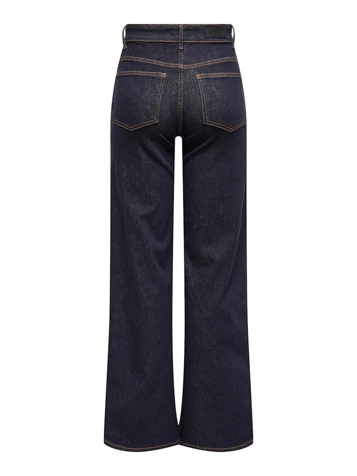 Onlmadison Blush Hw Wide Dnm Rea024 Noos - Blue Denim