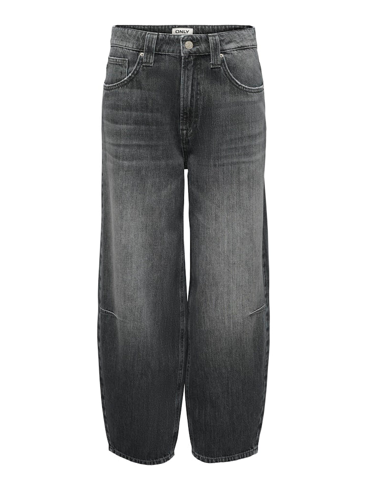 Onlfrankie Hw Ank Bareel Denim Dot - Black Denim