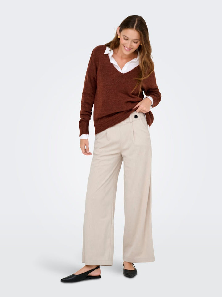 Jdygeggo Cord Pant Jrs Dia - Beige
