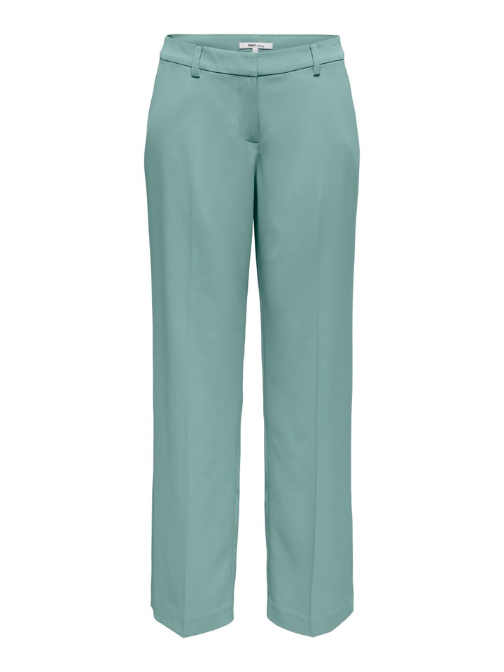 Onlmarie Life Lw Straight Pant Tlr - Olijf
