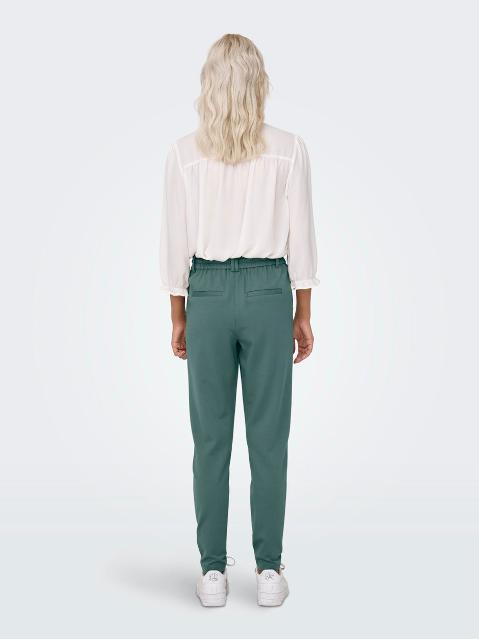 Onlpoptrash Life Easy Col Pant Pnt - Oud Groen