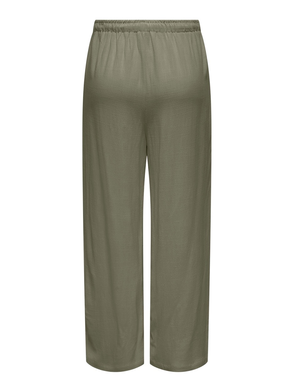 Onlsiesta Mw Pull-up Linen Bl Pnt N - Army