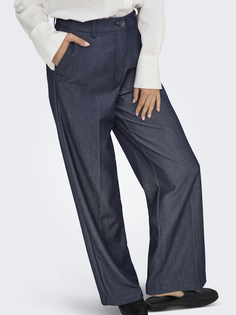 Jdyanthony Bloom Hw Pant Tlr - Blue Denim