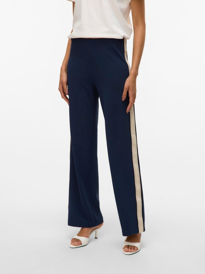 Vmberlin Mw Wide Panel Pants - Navy