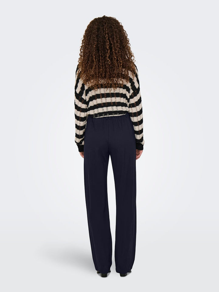 Onlpoptrash Life Mw Straight Pnt Noos - Navy