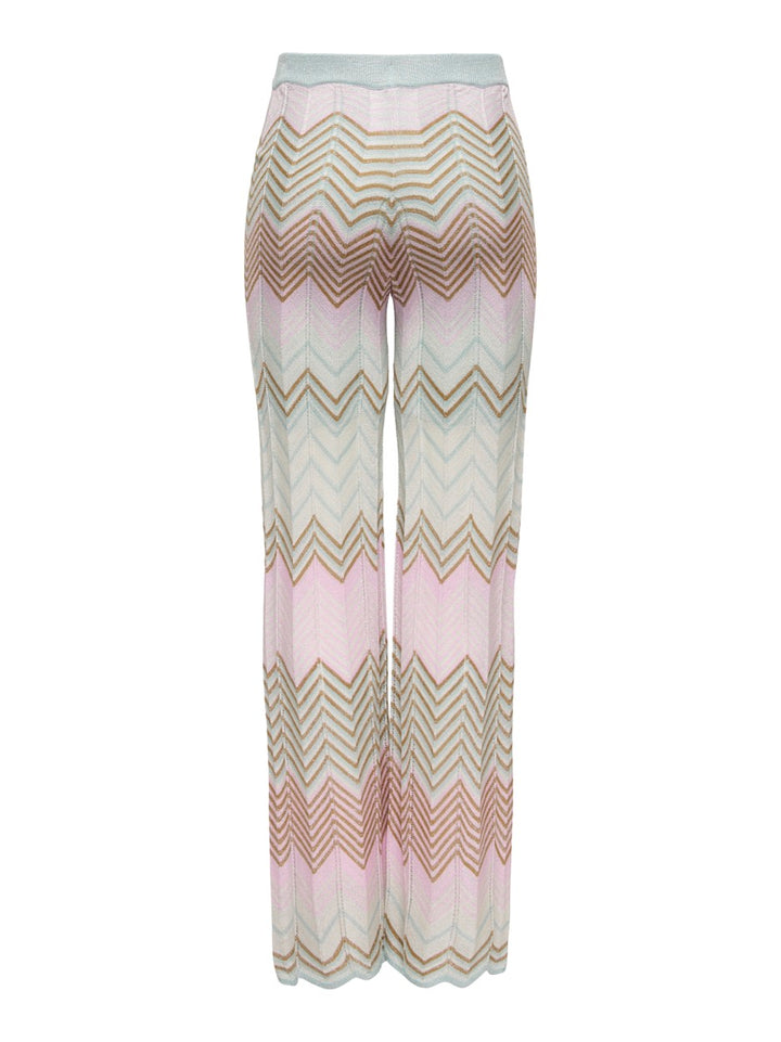 Onlalvira Life Mw Glitter Pant Knt - Blauw Dessin