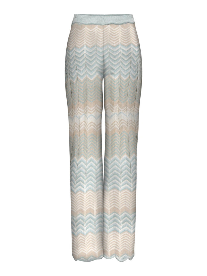 Onlalvira Life Mw Glitter Pant Knt - Blauw Dessin