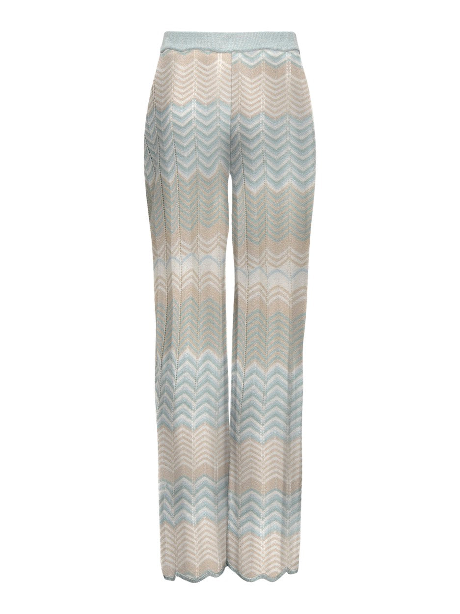 Onlalvira Life Mw Glitter Pant Knt - Blauw Dessin