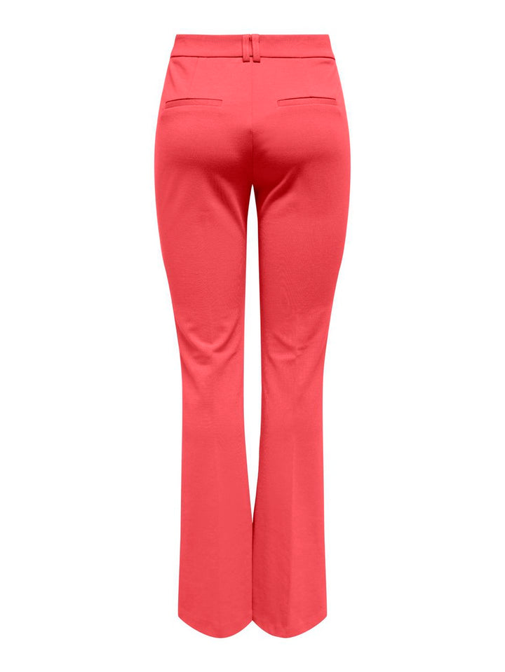 Onlpeach Mw Flared Pant Tlr Noos - Koraal Rood