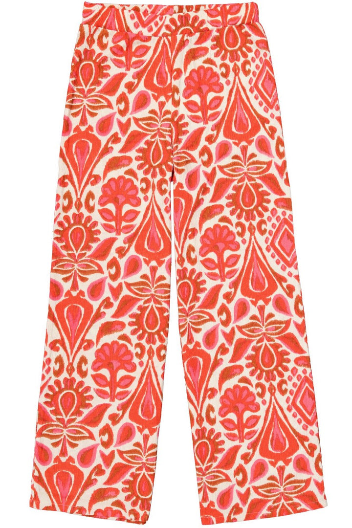 Garcia - Lange broeken - 4109.49.0002 - Rood Dessin