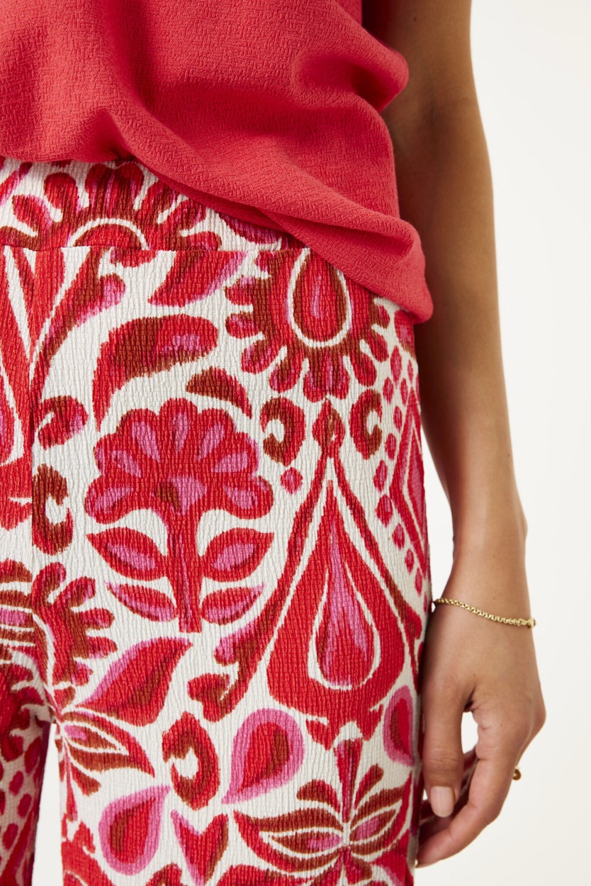 Garcia - Lange broeken - 4109.49.0002 - Rood Dessin