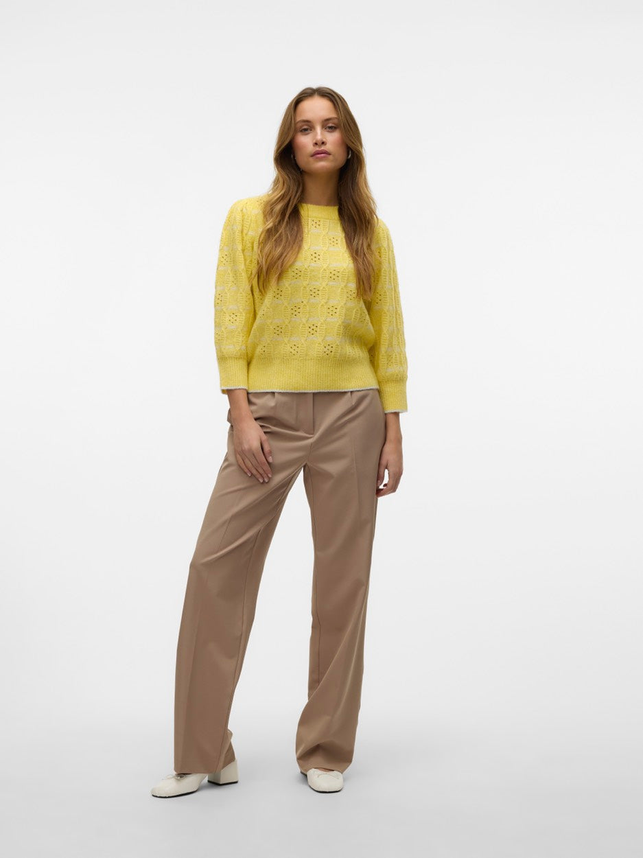 Vmraya Hw Wide Pant - Camel