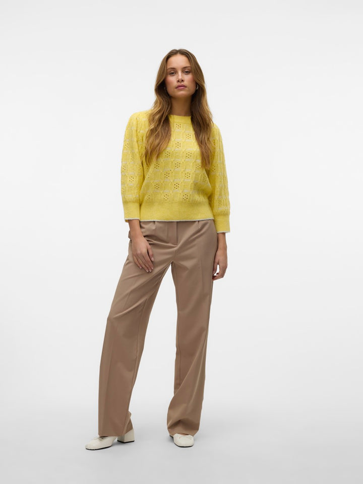 Vmraya Hw Wide Pant - Camel