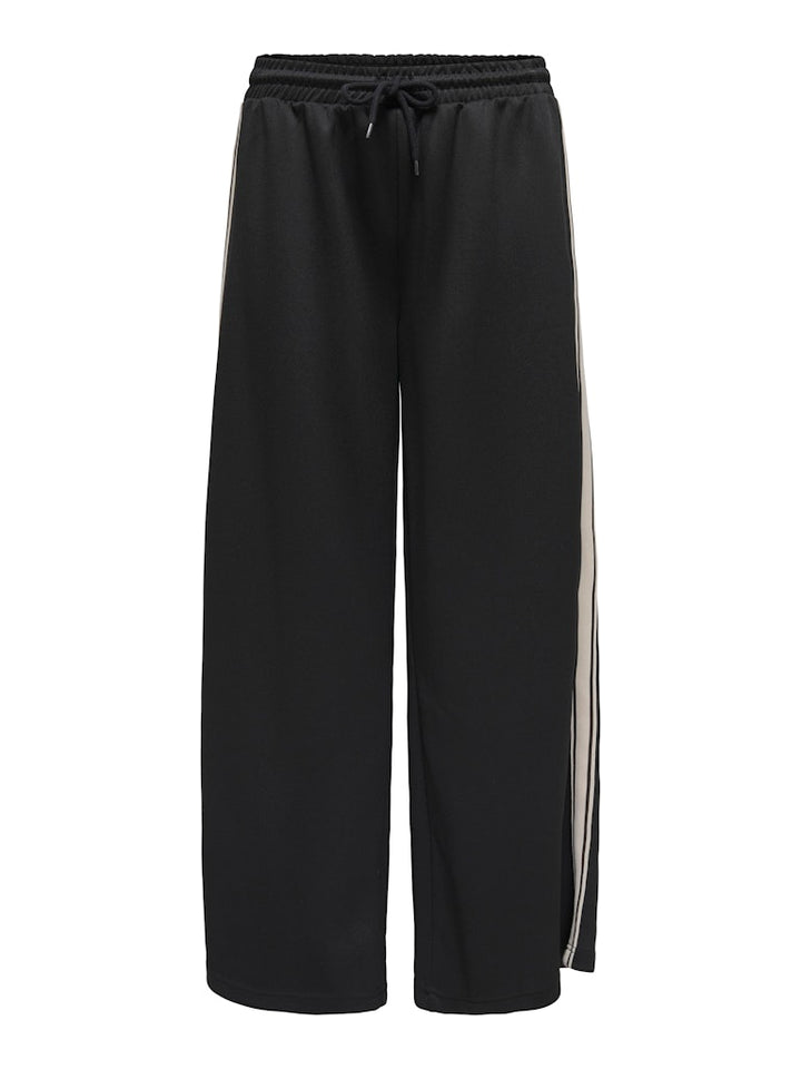 Onlasta Wide Stripe Pants Swt - Zwart