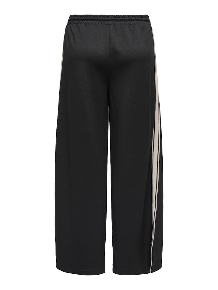 Onlasta Wide Stripe Pants Swt - Zwart