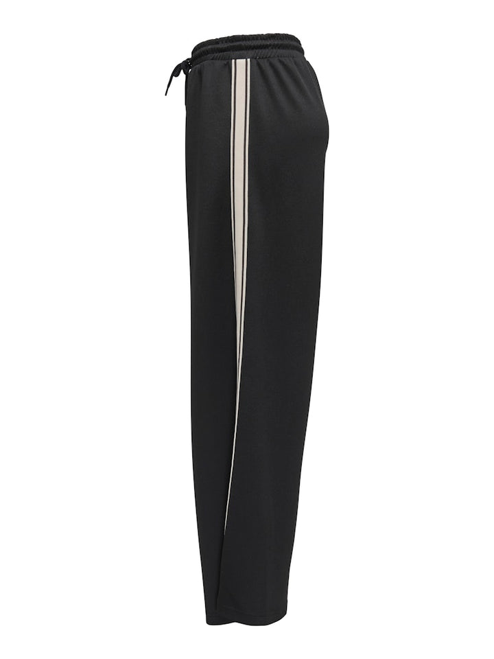 Onlasta Wide Stripe Pants Swt - Zwart