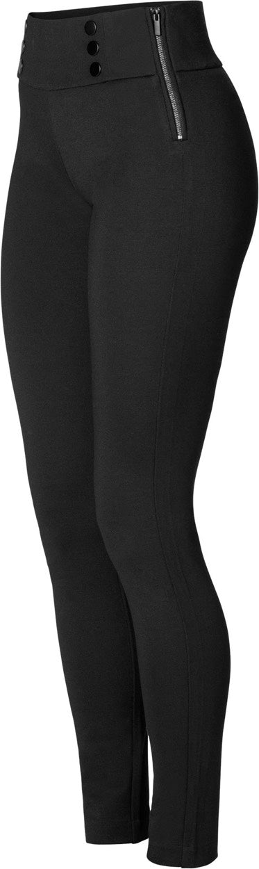 Vmshali Mw Straight Shiny Pant - Zwart