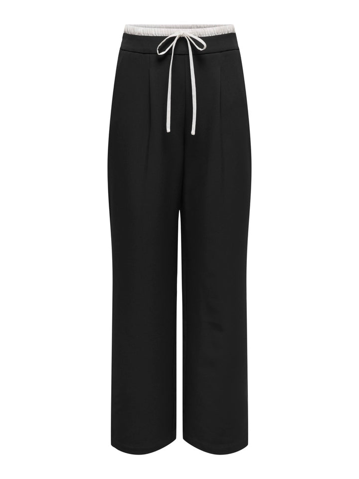 Jdyeden Mw Wide Waistband Pant Pnt - Zwart