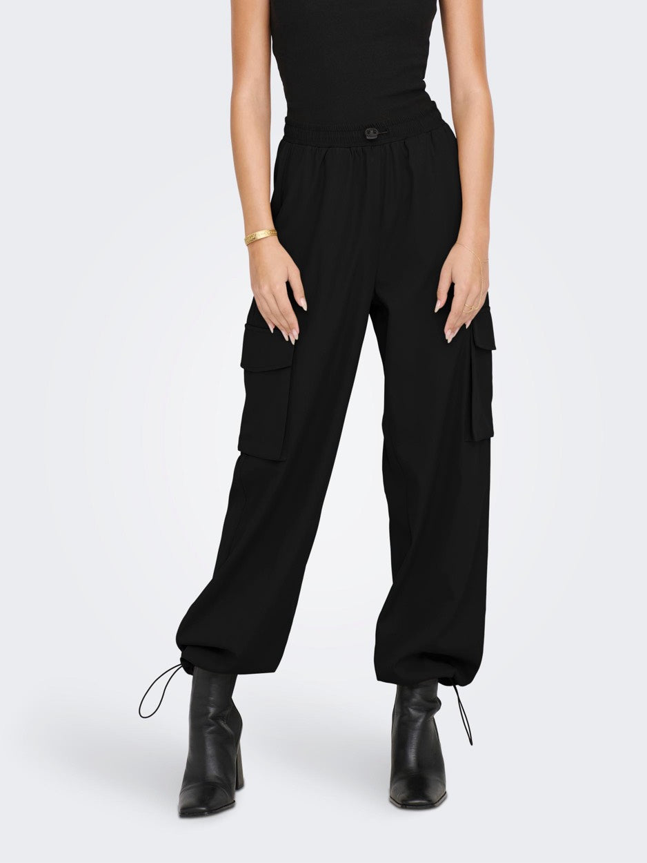 Onlcashi Cargo Pant Wvn Noos - Zwart