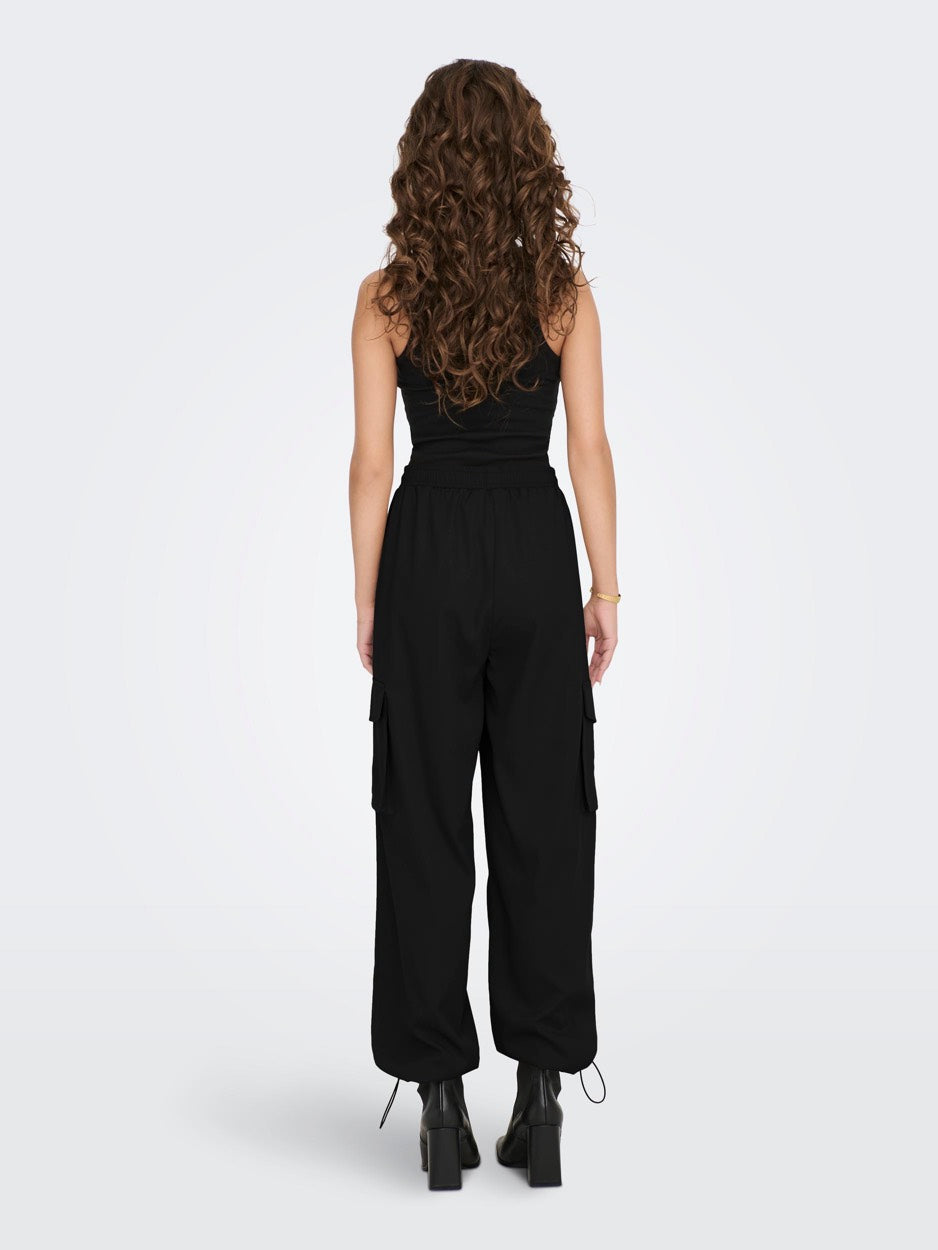 Onlcashi Cargo Pant Wvn Noos - Zwart