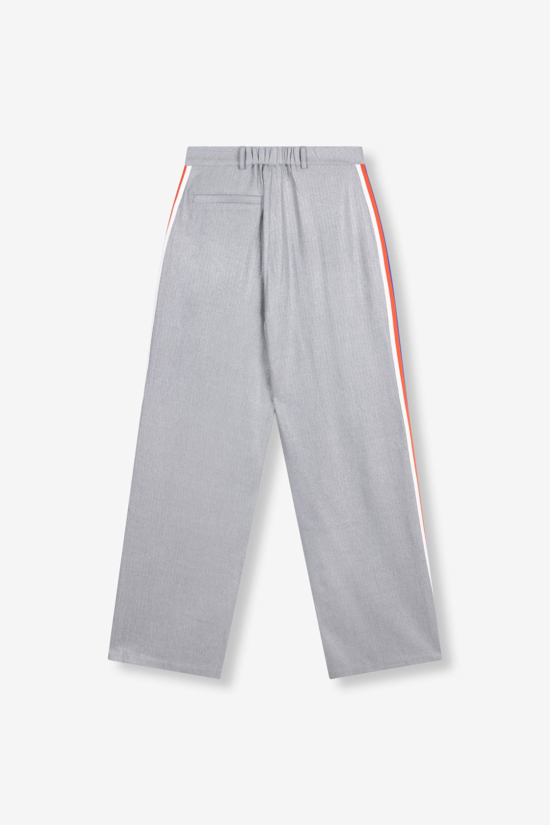 Coateded Herringbone Pants - Grijs Melee