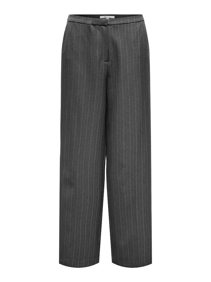 Onlaggie Life Mw Pinstripe Wide Pant Tlr - Grijs Dessin