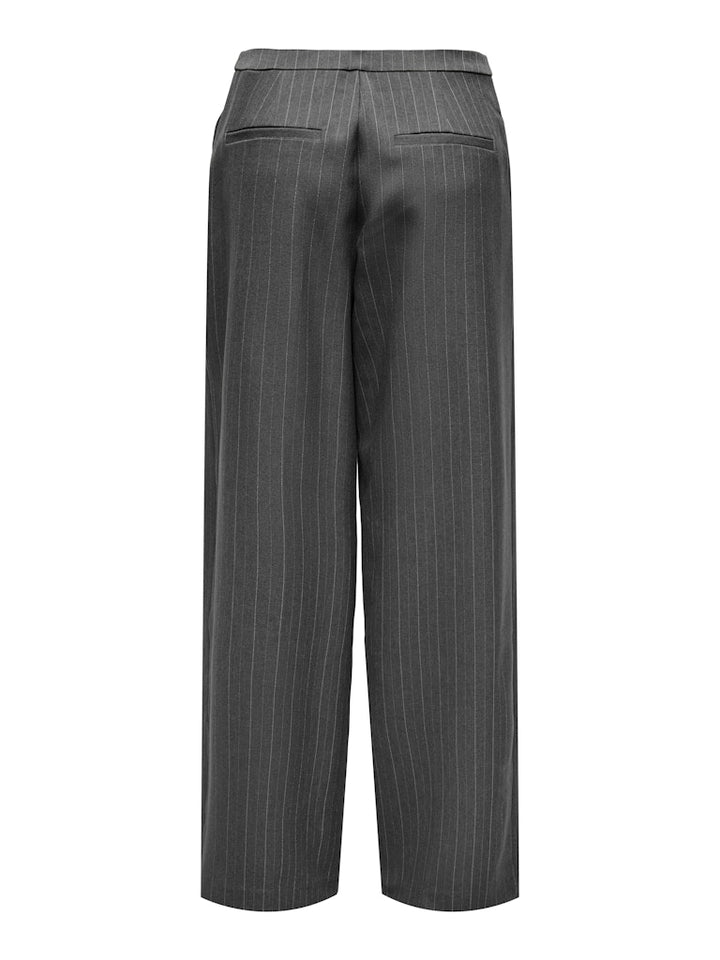 Onlaggie Life Mw Pinstripe Wide Pant Tlr - Grijs Dessin