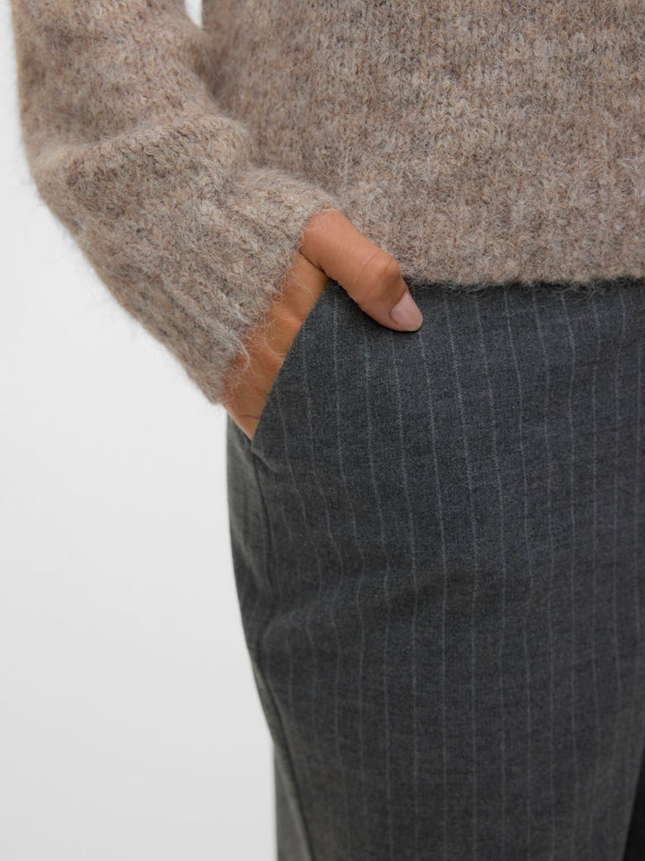 Vmmaya Jojo Mw Straight Pant Noos - Grijs Dessin