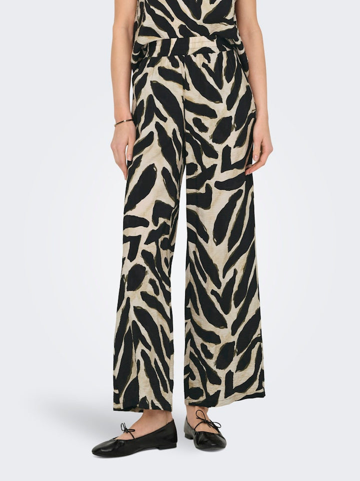 Jdyjasmine Mw Pant Wvn - Zwart Dessin