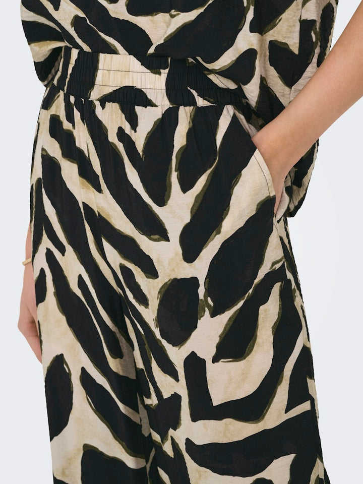 Jdyjasmine Mw Pant Wvn - Zwart Dessin