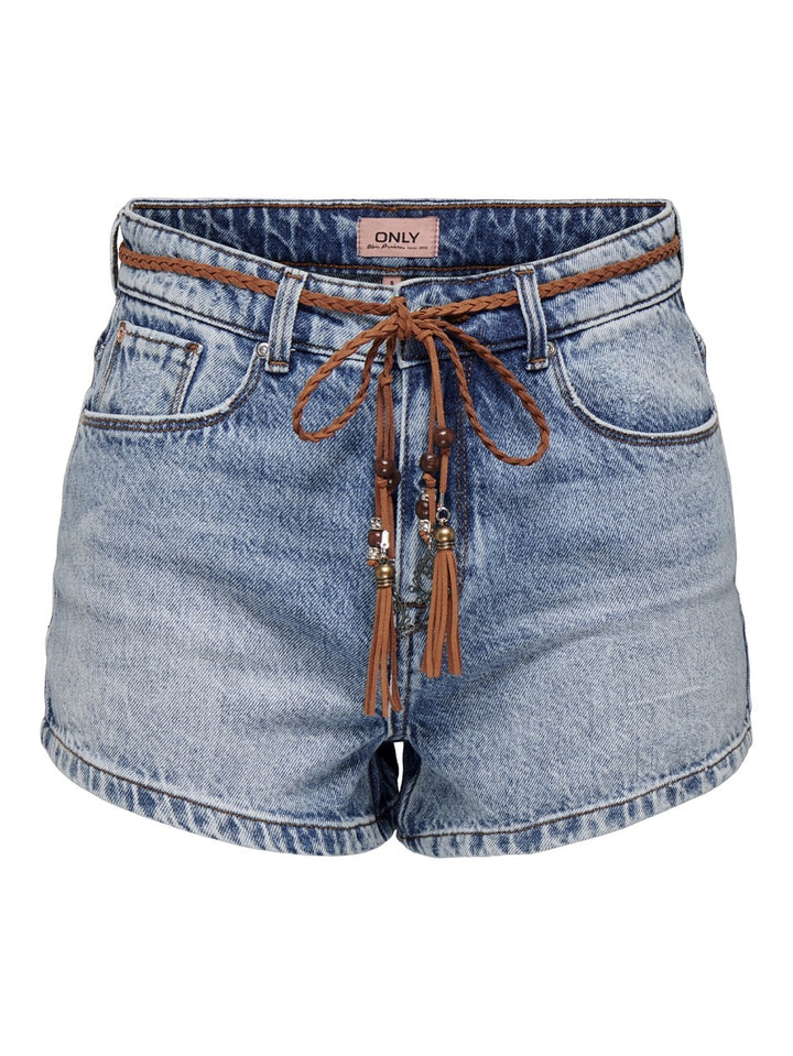 Onlkelly Hw Shorts Dnm Azg017 - Blue Denim