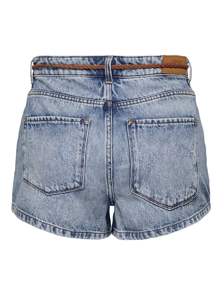 Onlkelly Hw Shorts Dnm Azg017 - Blue Denim