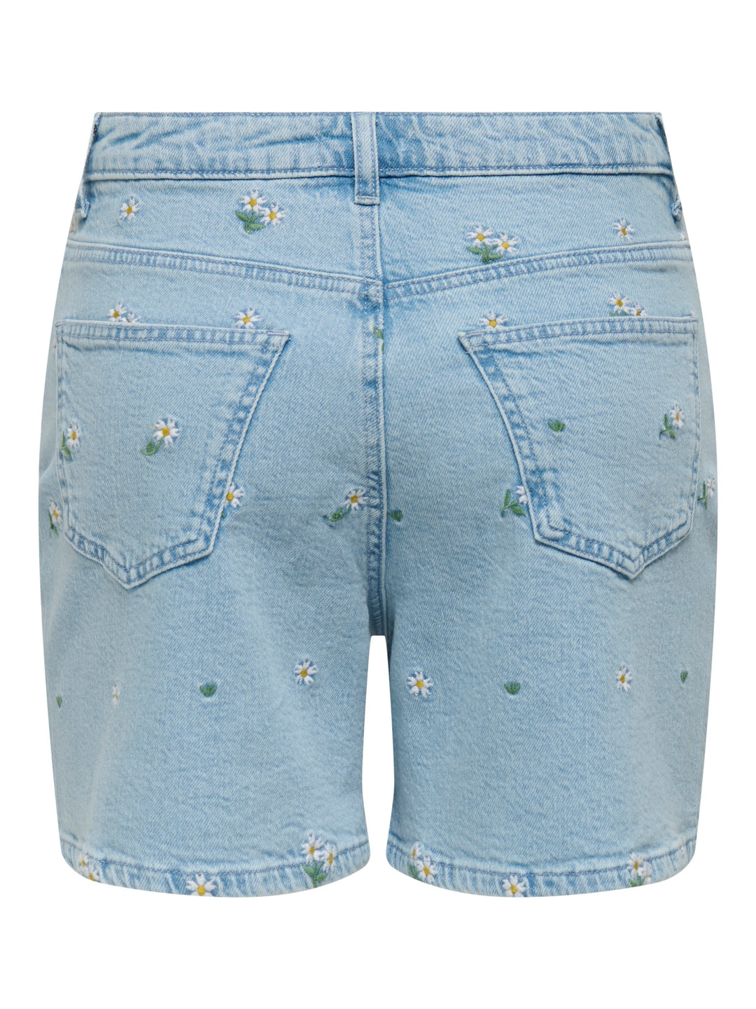 Onljosephine Stretch Shorts Emb Dnm Azg - Blue Denim