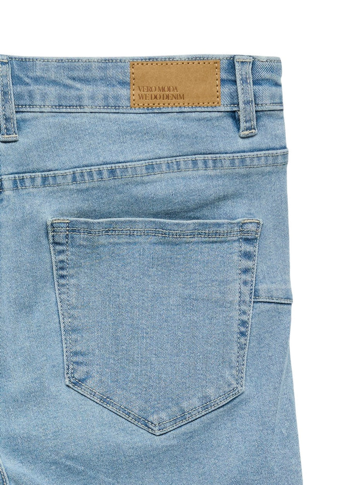 Vmluna Mr Fold Shorts Mix Ga Noos - Blue Denim