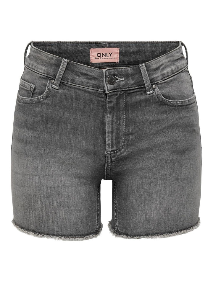 Onlblush Mid Sk Dnm Shorts Noos - Grey Denim