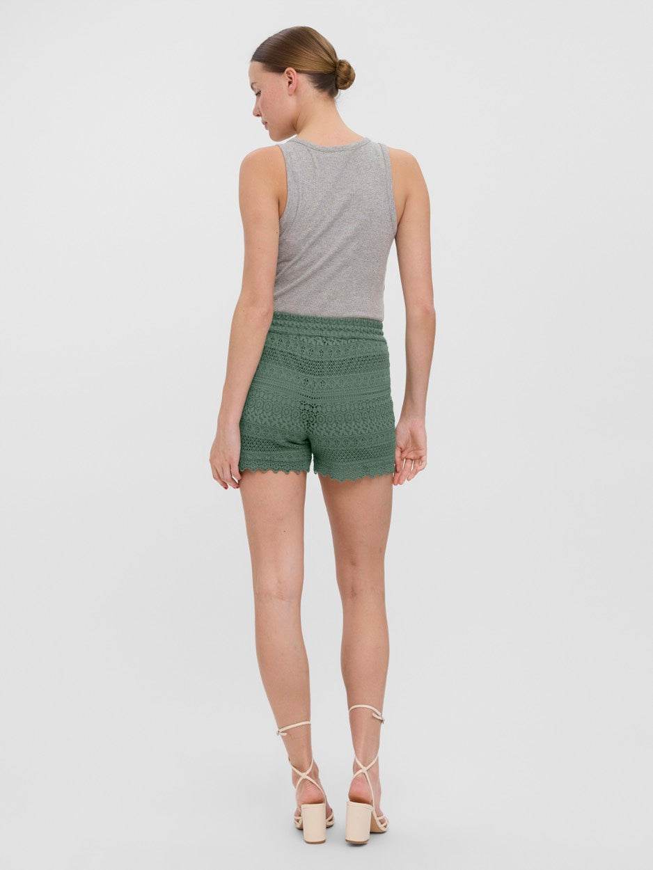 Vmhoney Lace Shorts - Olijf