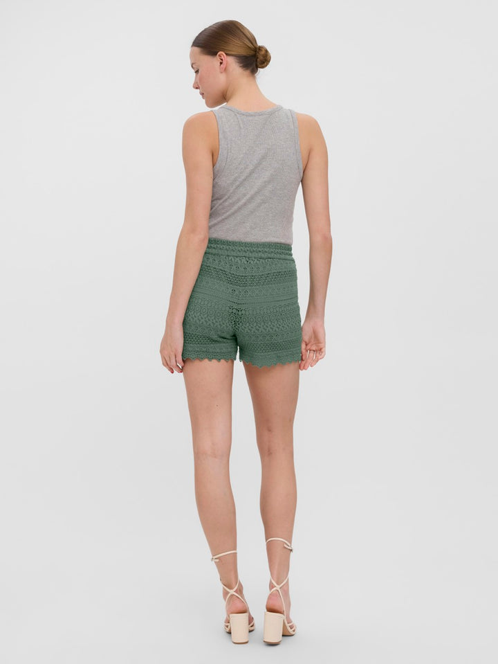 Vmhoney Lace Shorts - Olijf