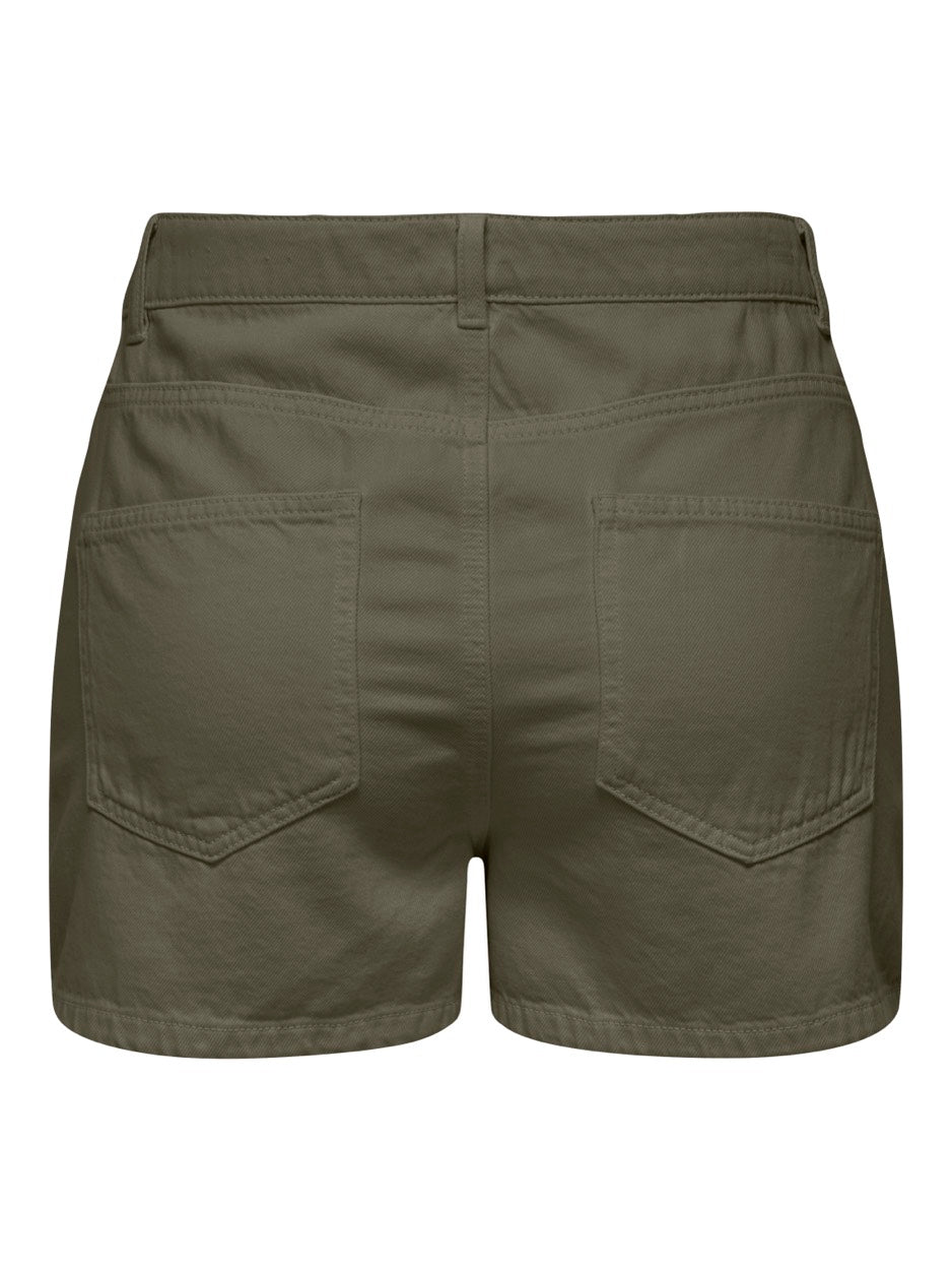 Onljagger-silla Hw Mom Shorts Pnt - Army