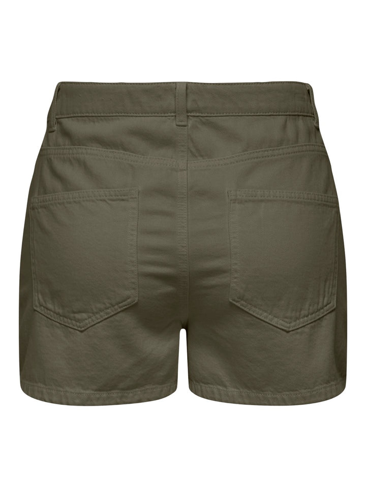 Onljagger-silla Hw Mom Shorts Pnt - Army